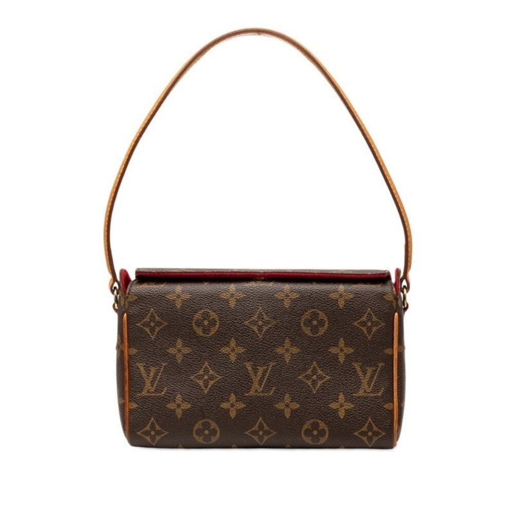 Louis Vuitton Monogram Recital Handbag Brown